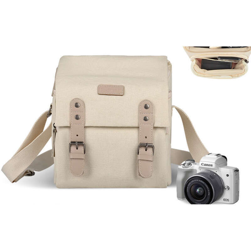 Geantă de umăr Crossbody din pânză DSLR pentru aparat foto digital, geantă de fotografie_voghion.com