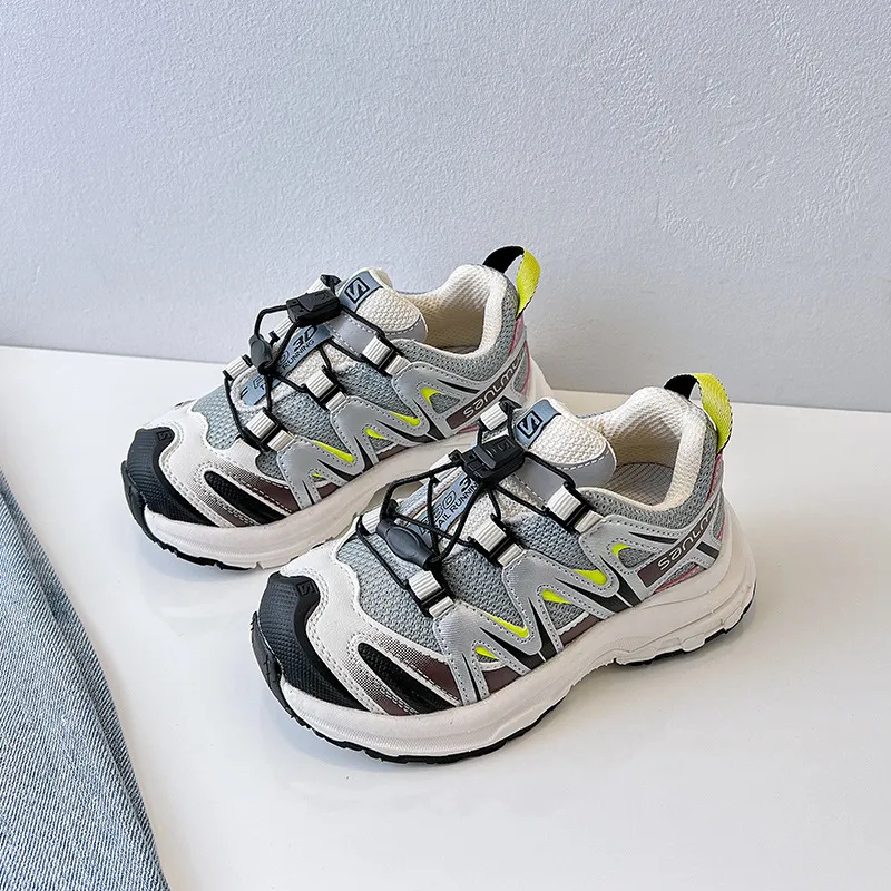 Childrens soft boys breathable non slip running girls fashionable and casual clumsy sports shoes 240627_voghion.com