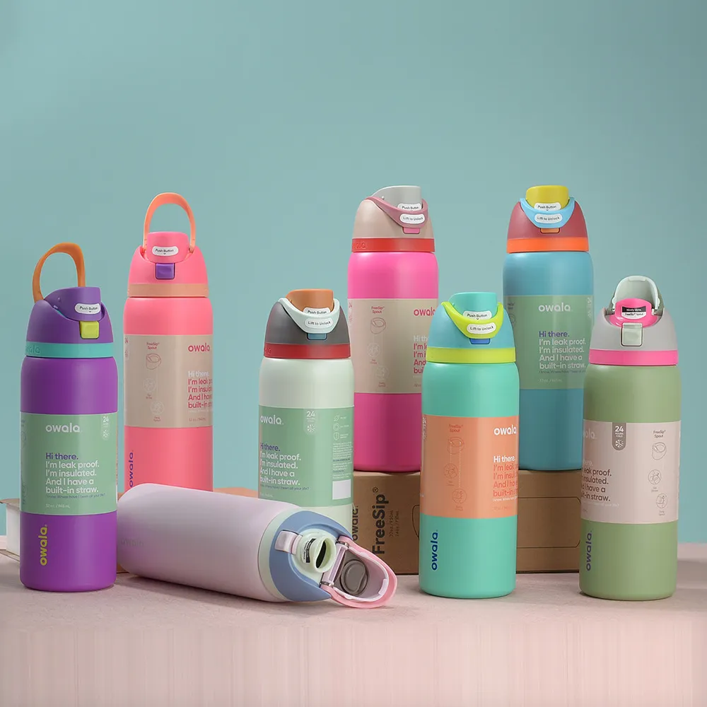 Chaleira esportiva para frutas - 700ml ｜ Canudo e alça ｜ Estética UE_voghion.com