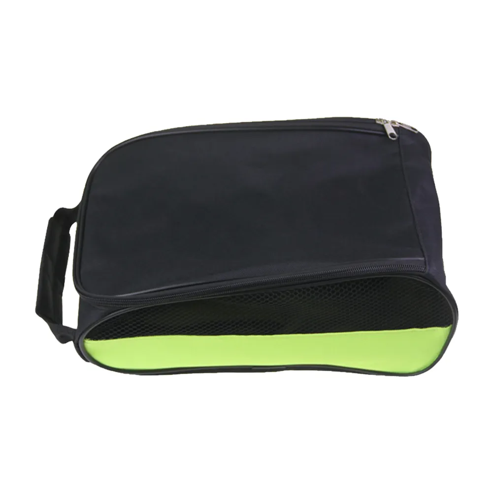 Unisex Shoe Portable Mesh Travel Shoes Carrier Bags With Zipper Hand-Held Breathable Ultra-light For Outdoor Sports_voghion.com