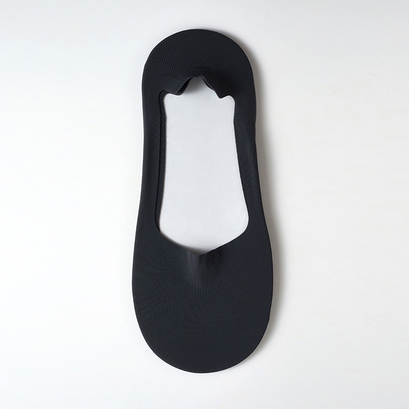 Herenbootje voor de zomer, gemaakt van ijszijde met een dunne katoenen onderkant, ondiep, onzichtbaar, ademend, zweetabsorberend, geurwerend en antislip._voghion.com