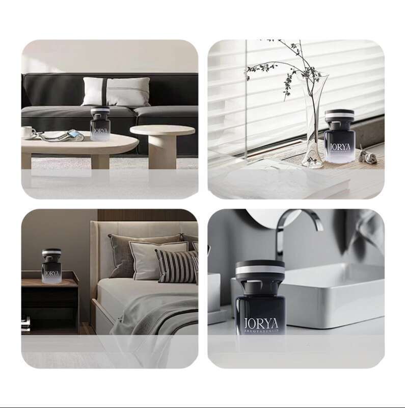 【Hoher Luxus】 Kleine schwarze Flasche Aromatherapie Pflanzenextraktion Langanhaltende Geruchsentfernung Duft Auto Ornament_voghion.com