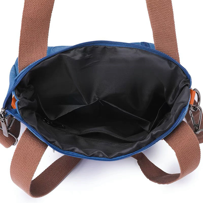 Borsa tote coreana casual in tela di grande capacità, semplice, nuova, da donna, per documenti._voghion.com