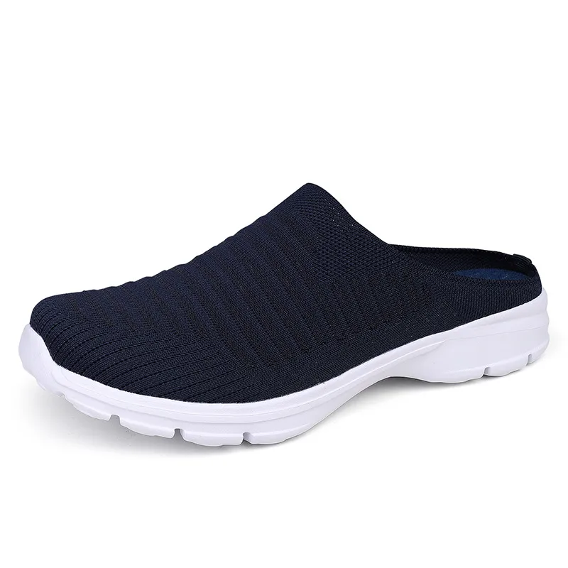 Breathable Mesh Slip-on Shoes For Men Lightweight Walking Trainers_voghion.com