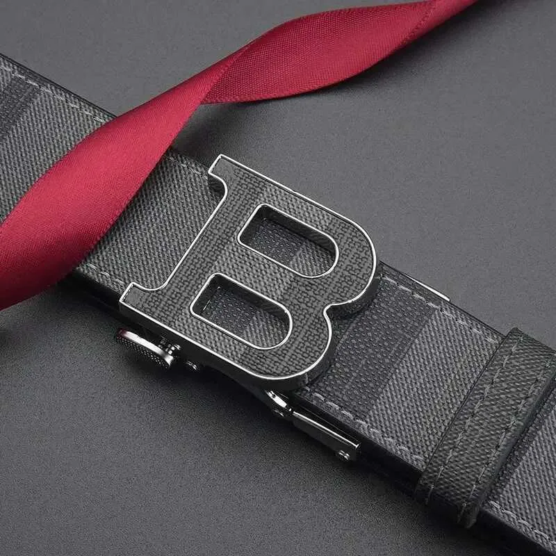 Gürtel Neue High-End-PU Casual Simple Business Letter B Schnalle Gürtel Luxuriöse und modische Herren Lederaccessoires_voghion.com