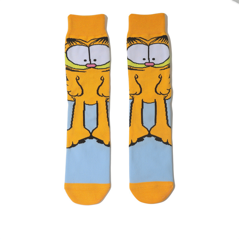 2025d Anime Cartoon For Men, Breathable And Comfortable Cotton Long Socks With Characters_voghion.com