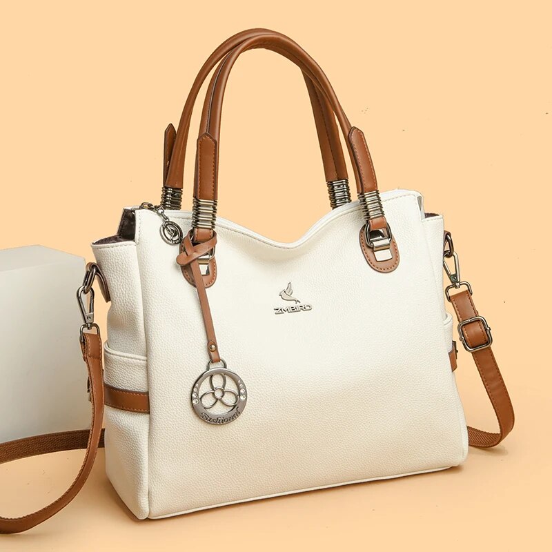 Borse da donna eleganti Borse in pelle di alta qualità Borse da donna con manico superiore Borsa a tracolla a tracolla di grande capacità Borse a mano_voghion.com