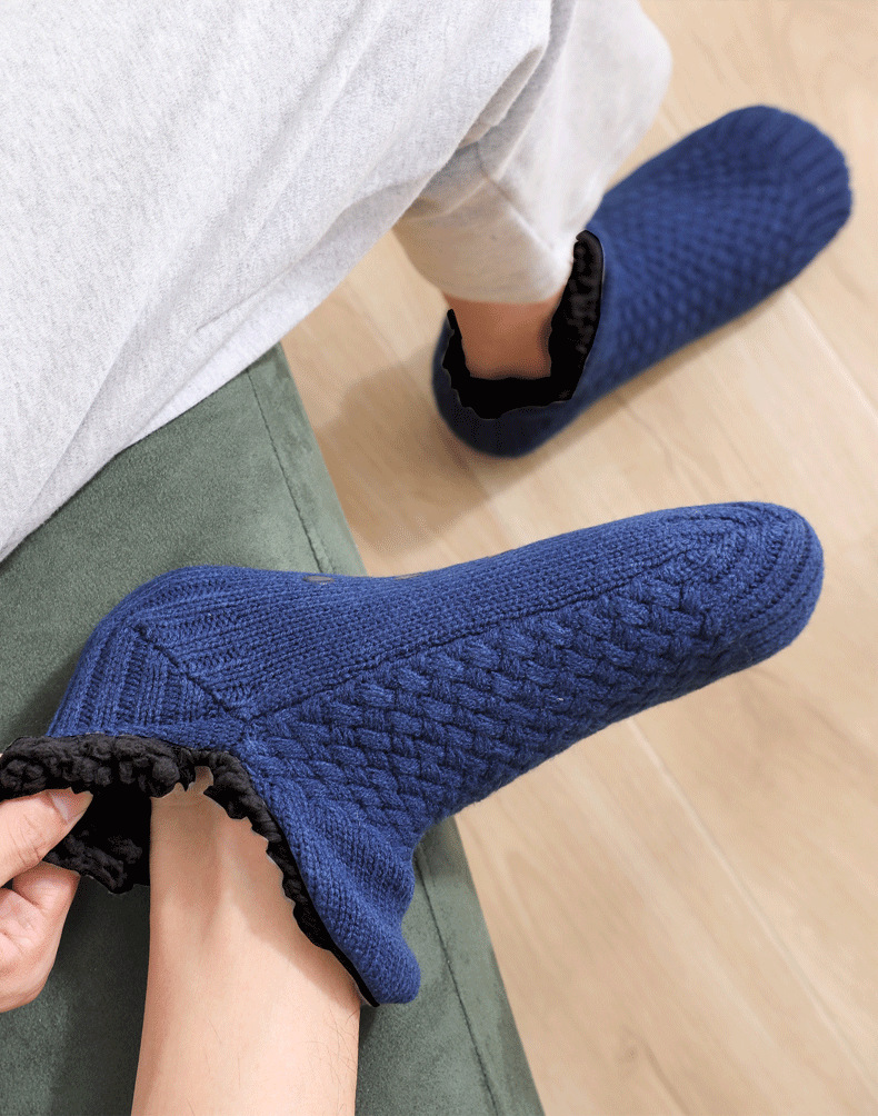 Unisex Socks plus velvet thickened floor socks adult women's floor socks indoor soft bottom socks home winter socks_voghion.com