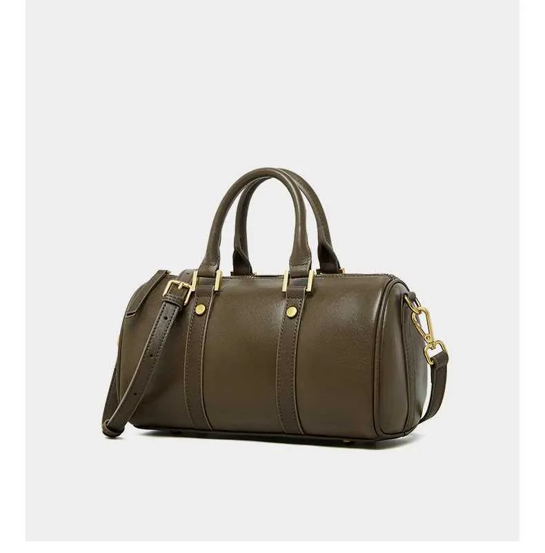 Borsa boston donna in vera pelle borsa a spalla e tracolla_voghion.com