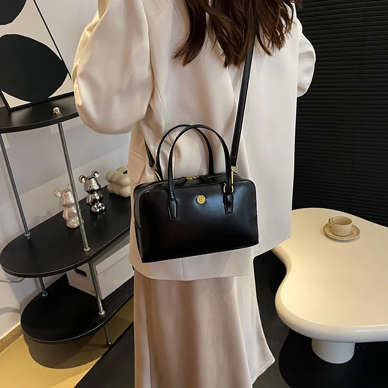 Kordelzug Kleine PU Leder Umhängetaschen Mit Kurzen Griff Für Frauen 2024 Sommer Koreanische Mode Schulter Dame Handtaschen_voghion.com