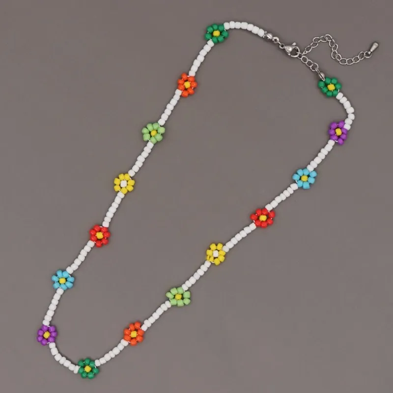 Chains Resin Beaded Clavicle Necklaces Women Summer Jewelry Neck For Woman_voghion.com