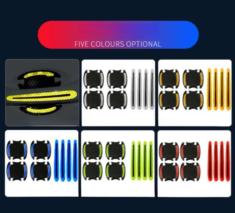 Car Leaf Panel, Fender Reflective Body St, Anti-collision Strip, Safety Warning, Engine Light Eyebrow Decorative_voghion.com
