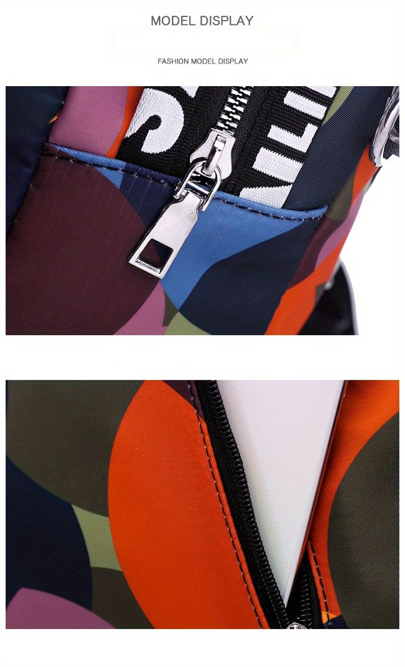 Modischer Rsack aus Oxford-Stoff, Schultasche großem Fassungsvermögen, lässige Unisex-Reisetasche mit modischem_voghion.com