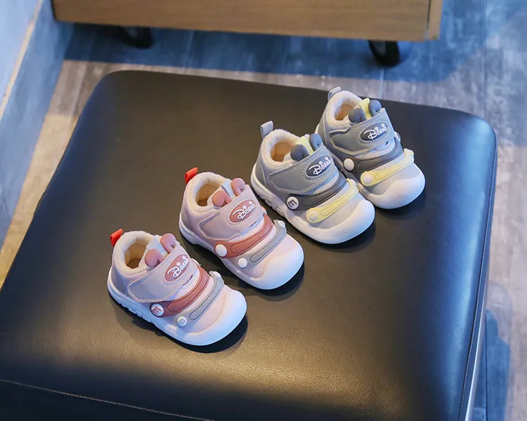 Pantofi sport pentru copii mici, unisex, pentru băieți și fete, de iarnă, 2025, Kidsnest, moi și calde, mărimi US1C-US10C_voghion.com