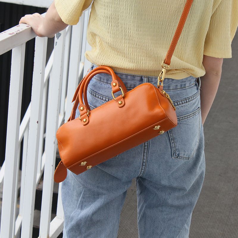 Handtasche Damen Casual Trend Damentasche Umhängetasche Foreign Style Boston Bag_voghion.com