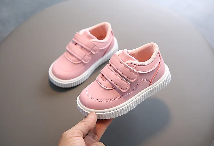 Kids Sneakers Girls Trainers Boys Children Leather White Black School Kidsnest Running Baby Pink Sports Shoes Flexible_voghion.com