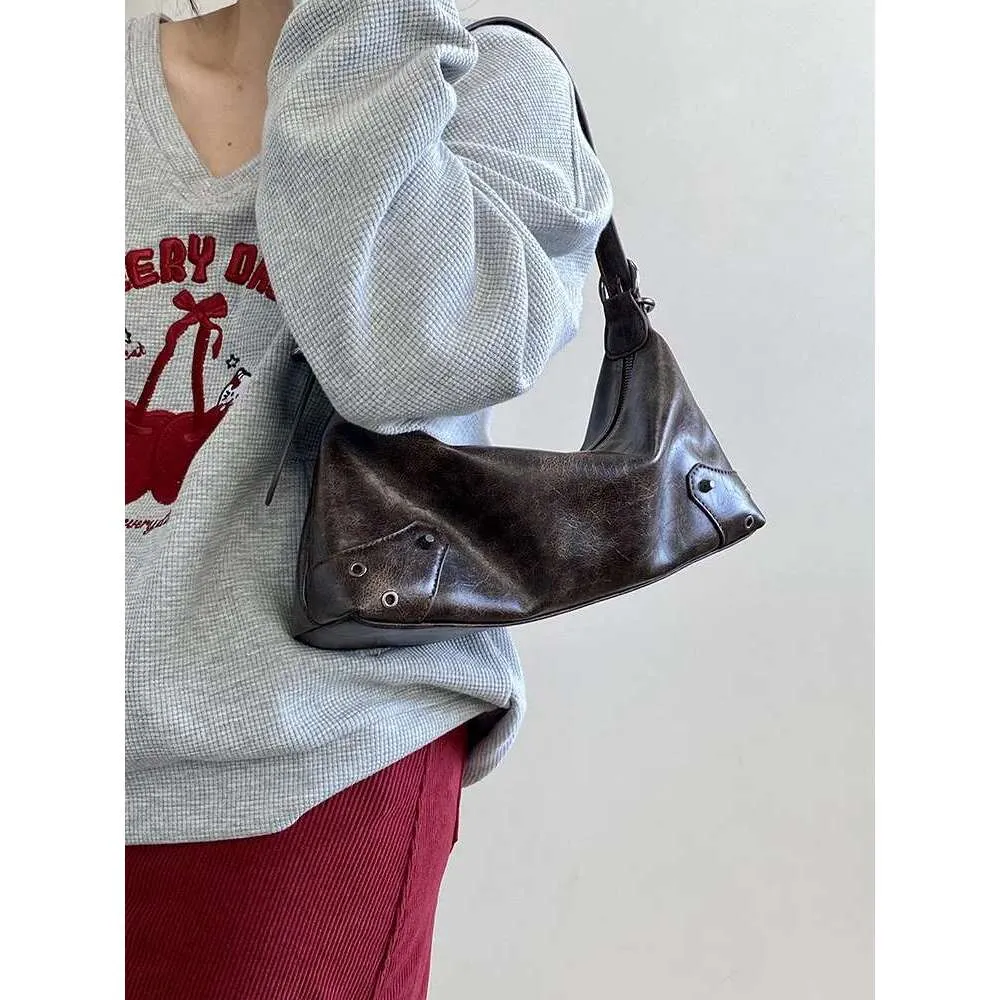 Pu Leder Retro Damen Unterarm Cool Y2k Mädchen Vintage Kleine Schultertaschen Einfache weibliche Umhängetasche Handtaschen Geldbörse_voghion.com