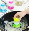 Scrub Brush With Handle Dishes, Durable Kitchen Cleaning Advanced Rust Remover Brush, Multi-Purpose Scrubbing Tool_voghion.com