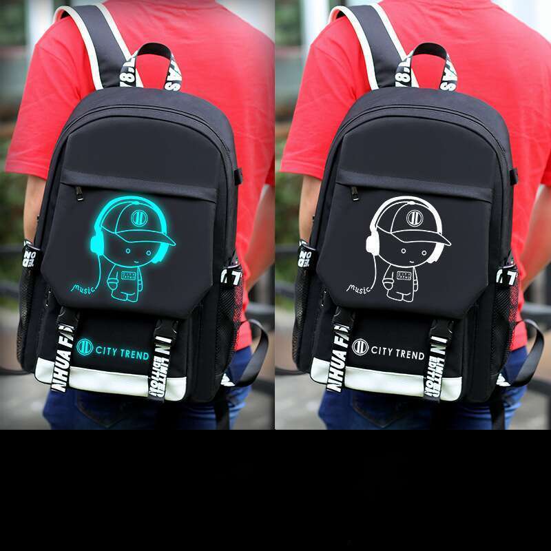 New Student Men's Trend Large Capacity Backpack, Lightweight Spine Protection, Suitable For Middle School Students,_voghion.com