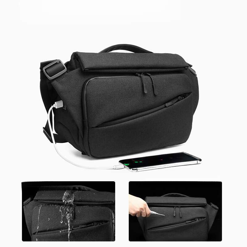 Nuova borsa a tracolla, borsa sportiva da uomo Tide Shoulder, grande capacità_voghion.com