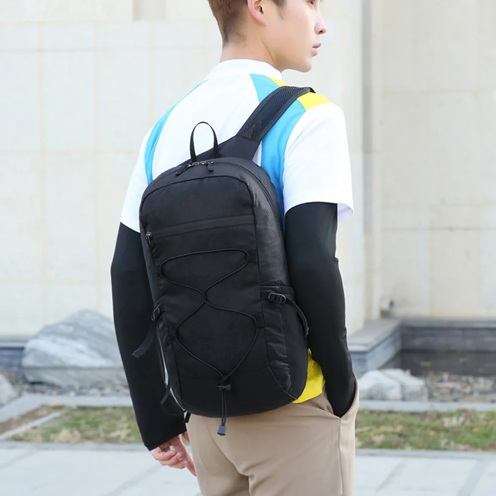 Zaino sportivo da esterno in nylon leggero e impermeabile, di grande capacità, per arrampicata, campeggio, escursionismo, pesca, viaggio._voghion.com