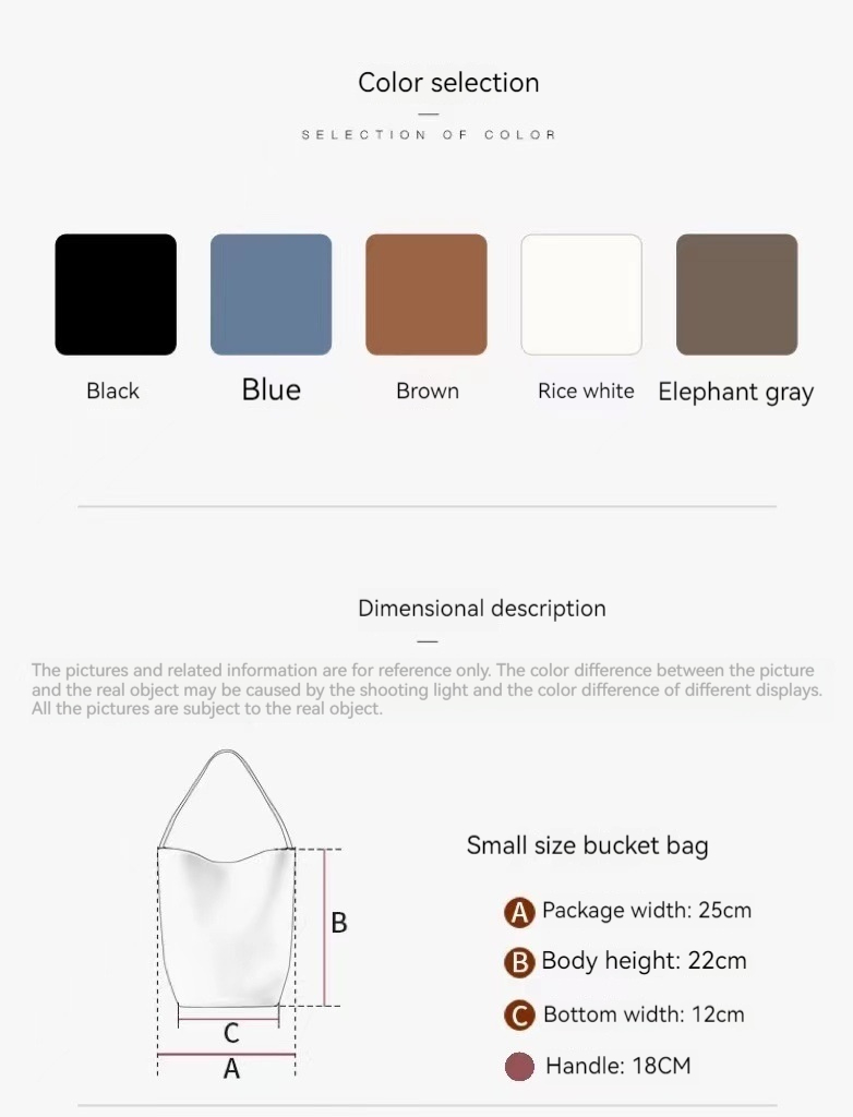 The Row Einkaufstasche aus echtem Leder mit großem Fassungsvermögen für den Weg zur Arbeit, Schultertasche aus Rindsleder mit Litschi-Granaten, vielseitige Eimertasche_voghion.com