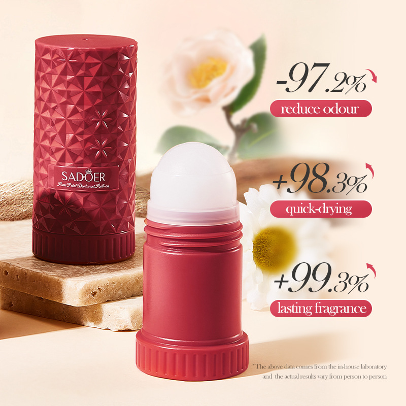 Alles Englisch SADOER Rose Body Dribbling Keeping Fragrance, Erfrischender Körper, Rolling Beads, Parfüm_voghion.com