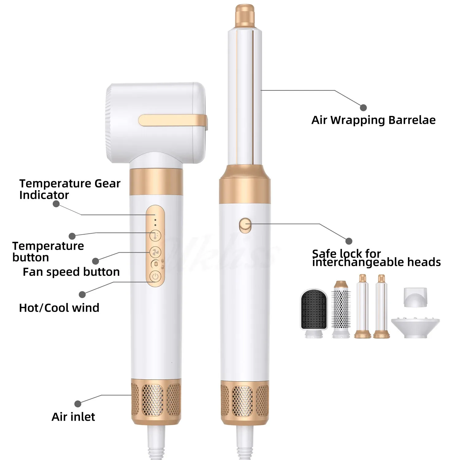 3-in-1 Ionic Dryer Brush - 110k RPM Auto Curling Hair Styler_voghion.com
