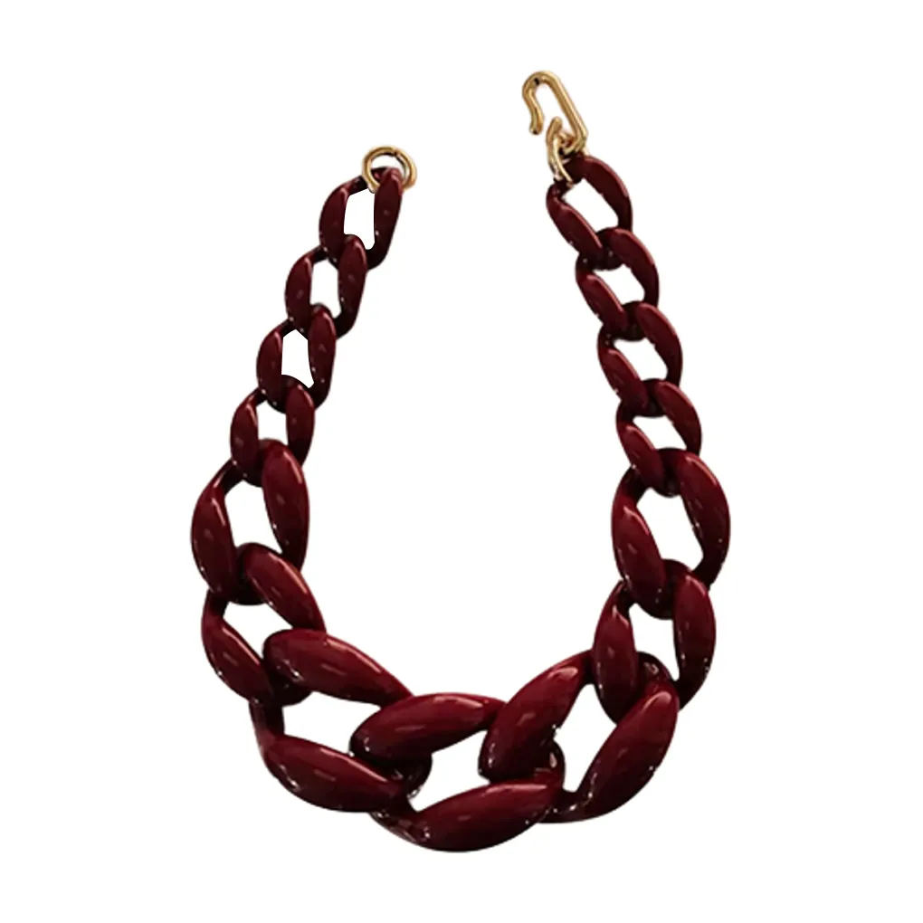 Collier ras du cou tendance en résine pour homme, pendentif, bijou, ornement, cadeau, accessoire, anniversaire_voghion.com