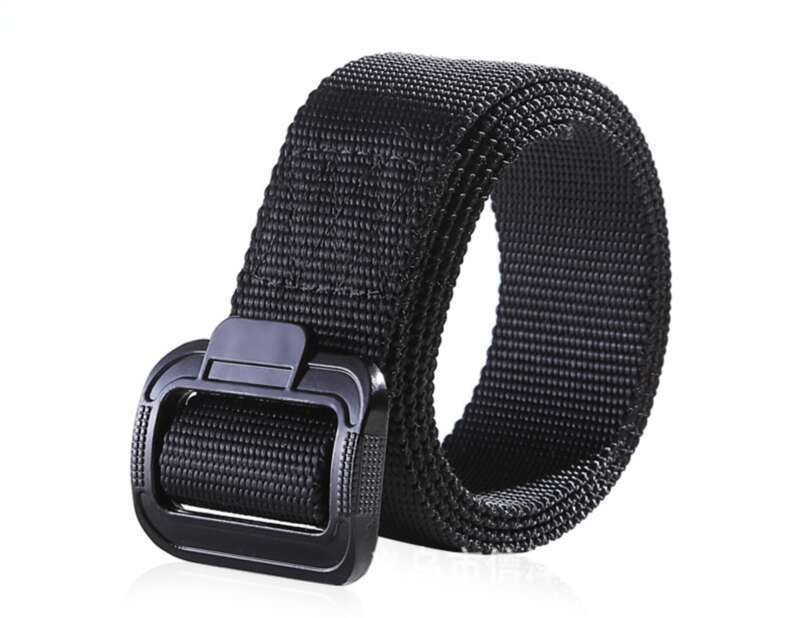 Alloy Buckle And Hook Tactical Belt , Tri-color Braided Inner Belt_voghion.com