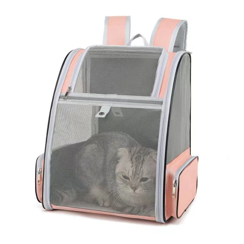 Katzentasche, Hundetasche, Outdoor-Tasche, tragbare Haustiertasche, Reppu, Leicht, Faltbar, Abnehmbar, Große_voghion.com