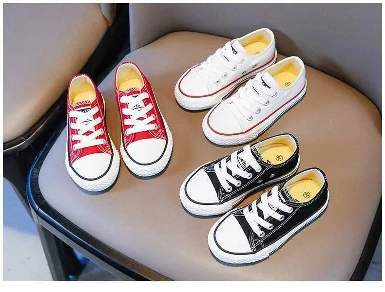 Athletic Outdoor Childrens low top canvas boys outdoor running shoes breathable and wear-resistant girls sports_voghion.com