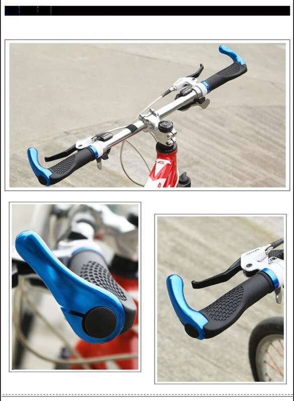 【 90% Positive Review Rate 】 Bicycle Mountain Bike Dead Fly Aluminum Alloy Lock Rubber Anti Slip Handlebar Cover Riding_voghion.com