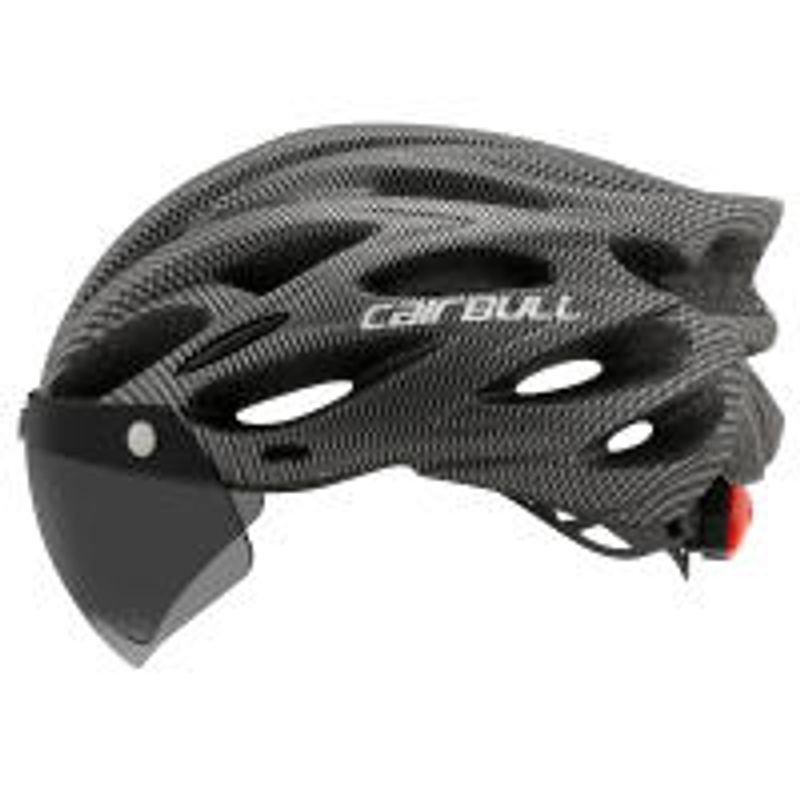 Kebur - Capacete ultraleve para mountain bike, óculos de sol LED destacáveis, acessórios para bicicleta_voghion.com