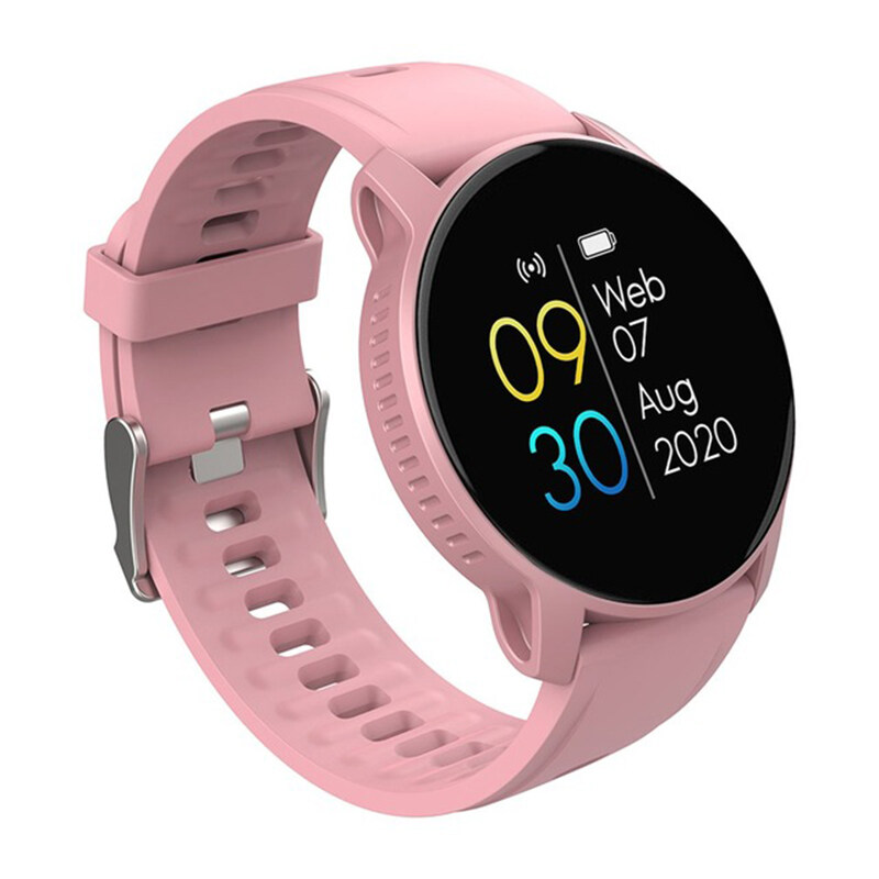 YUCI W9 2020 Bluetooth Round Smart Bracelet Women Men Smart Watch Sports Mode Sleep Time Monitor Heart Rate Monitor Touch Screen Waterproof Music Clo_voghion.com