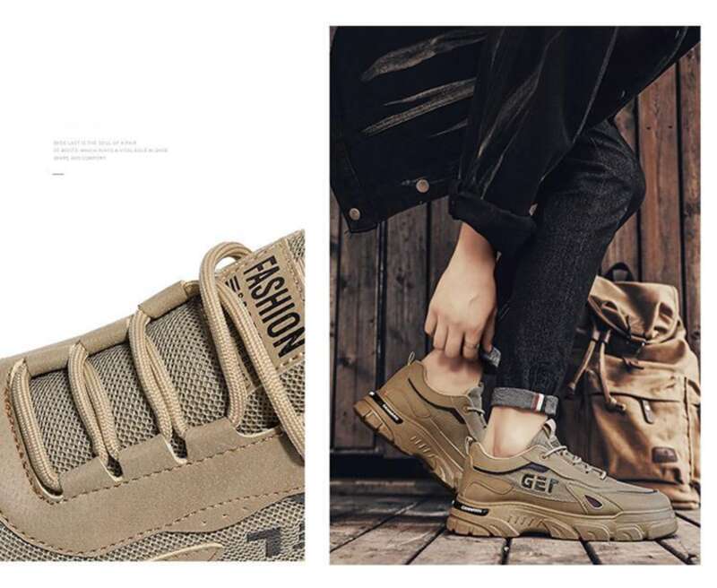 Scarpe casual uomo lavoro sportive traspiranti suola alta comode_voghion.com