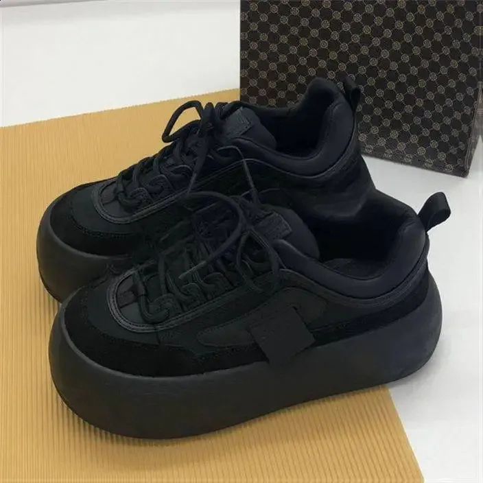 Chunky Platform Vulcanized Sneakers For Women Warm Winter Boots_voghion.com