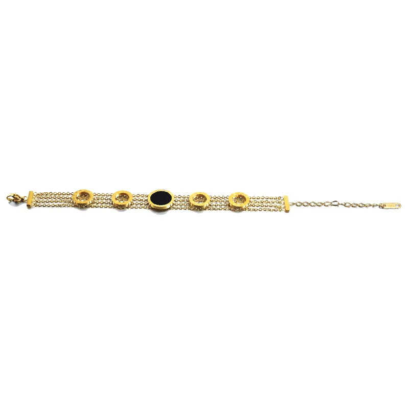 Armreif Römischer Edelstahl Sier Armbänder Charme Goldfarbe Kundenspezifische Designer Französische Armreifen Für Frauen Hochzeitsgeschenke_voghion.com