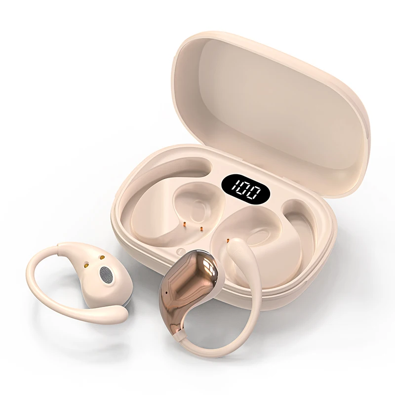 Écouteurs bluetooth sans fil à crochet hifi stéréo étanche_voghion.com