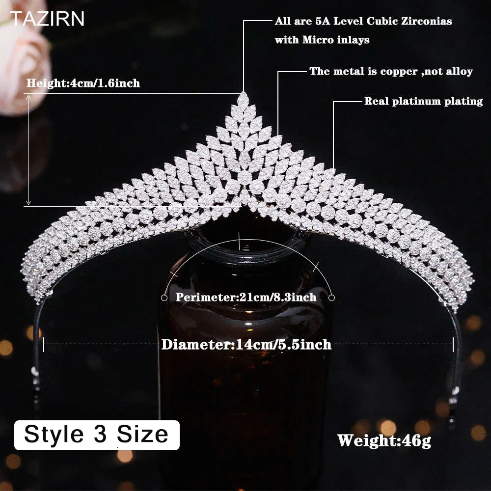 Corona da sposa diadema in zircone per matrimonio e cerimonia_voghion.com