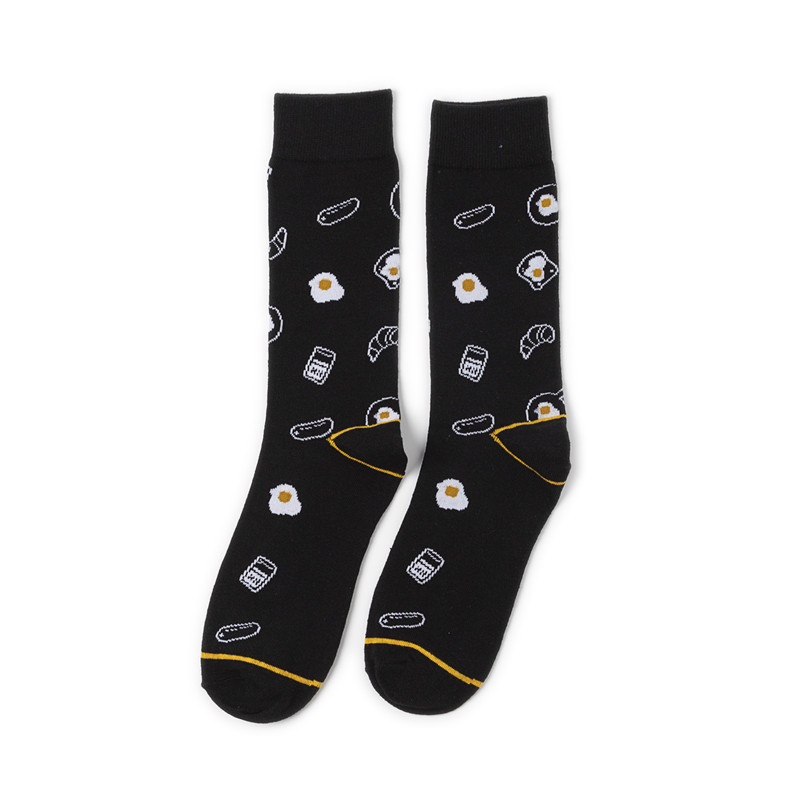 Fruit Pattern Unisex Crew Socks Cotton Mid-calf All-season Style_voghion.com