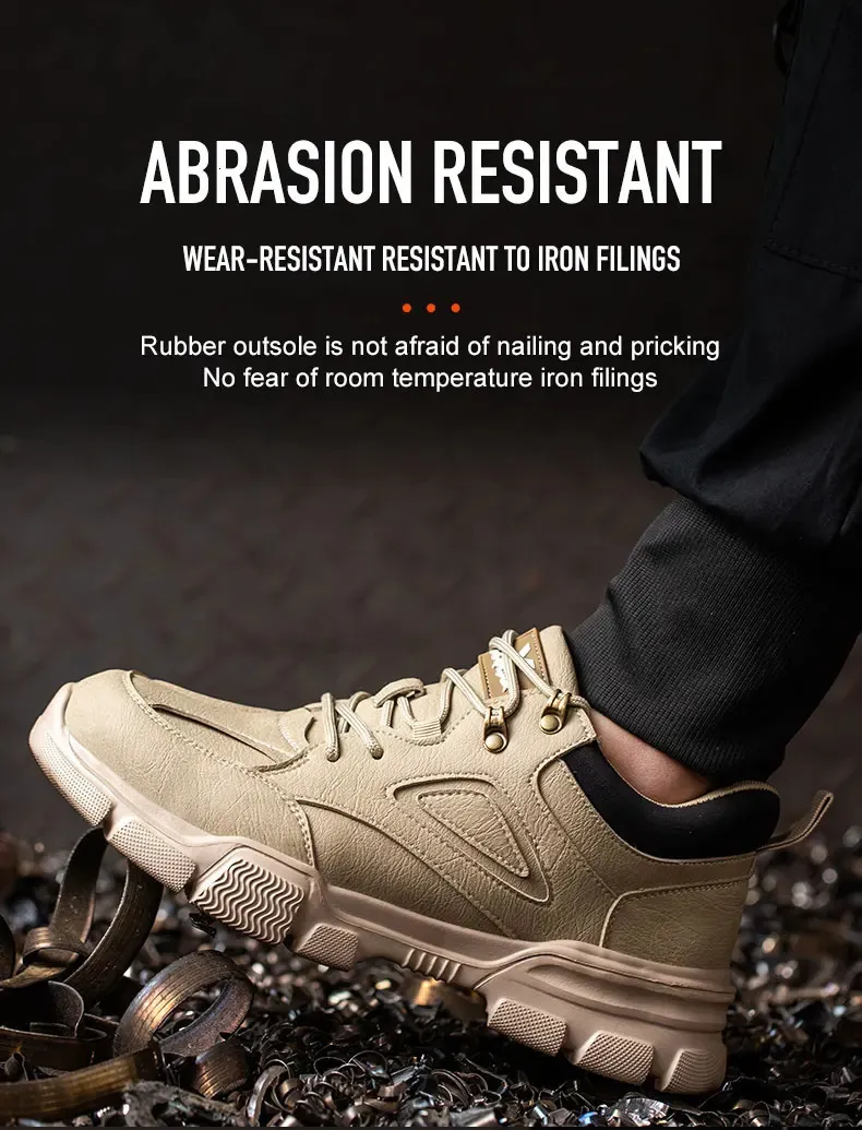 Bottes de travail indivisibles pour hommes, chaussures d'hiver à embout d'acier pour le sport et le transport direct 250402_voghion.com