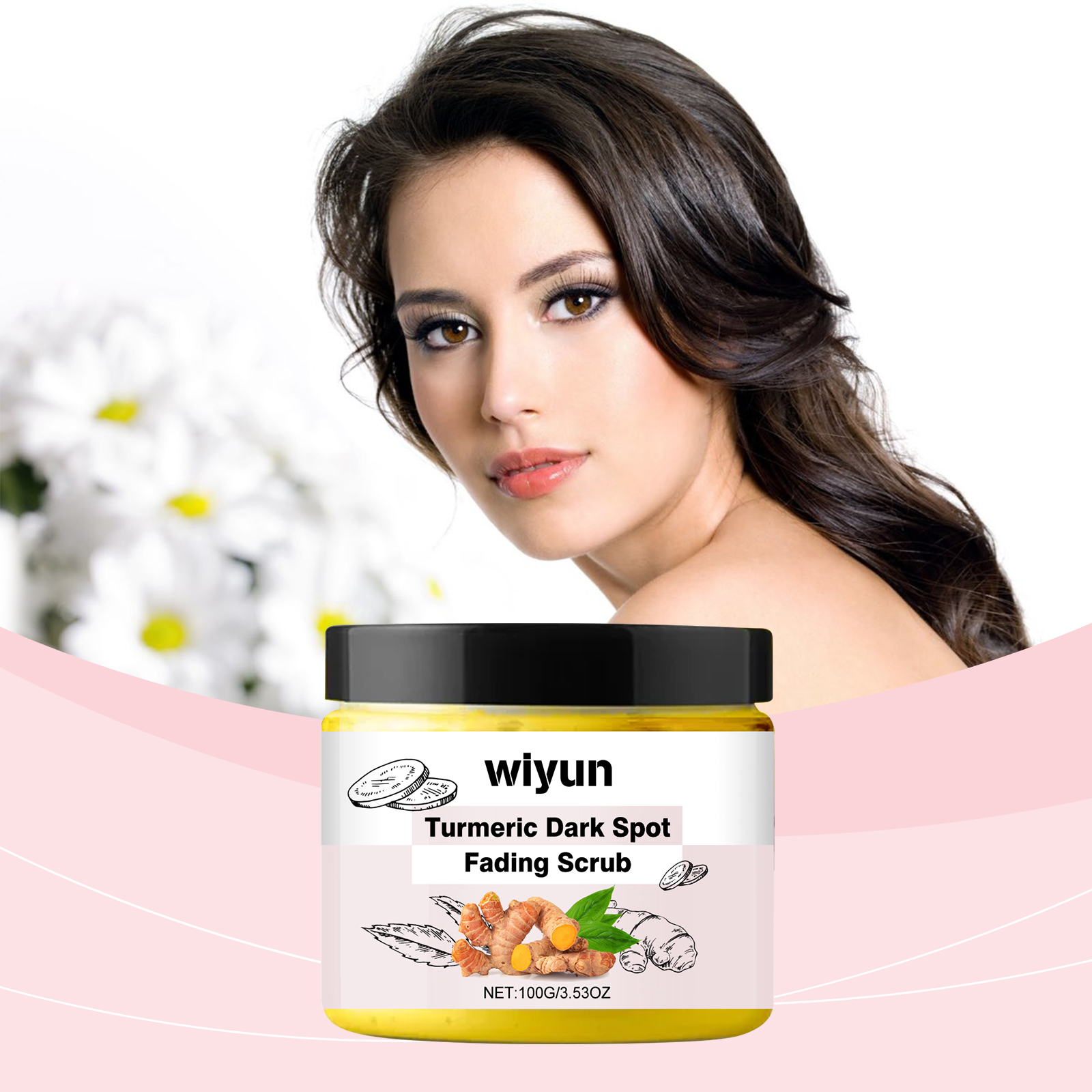 Wiyun Turmeric Scrub For Deep Body Cleansing Gentle Exfoliating Moisturizing Moisturizing Skin Cleansing Care_voghion.com