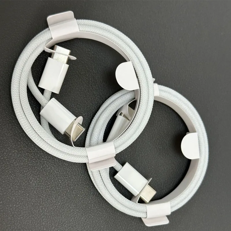 1M 60W PD-Kabel für schnelles 1m 3FT USB zu Typ C geflochtenes AP-Ladekabel Schnellladekabel Datenkabel iPhone 15 Plus_voghion.com
