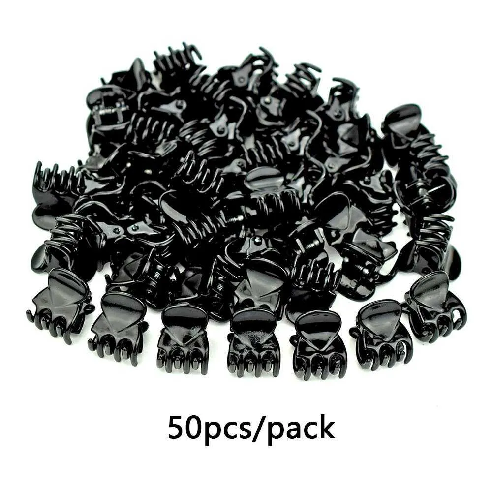Hair Clips Barrettes 1.5cm 50pcs Womens Clip Accessories Fashion Plastic Mini Claw Headwear Gift_voghion.com