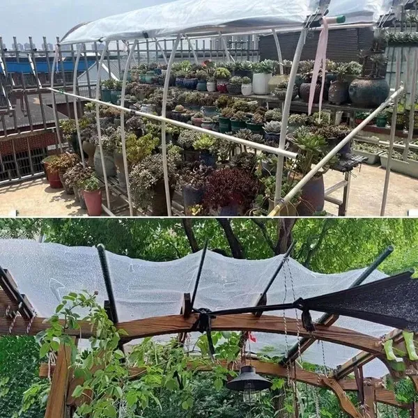 Transparent Canopy Fabric For Garden, Durable Outdoor Protection_voghion.com
