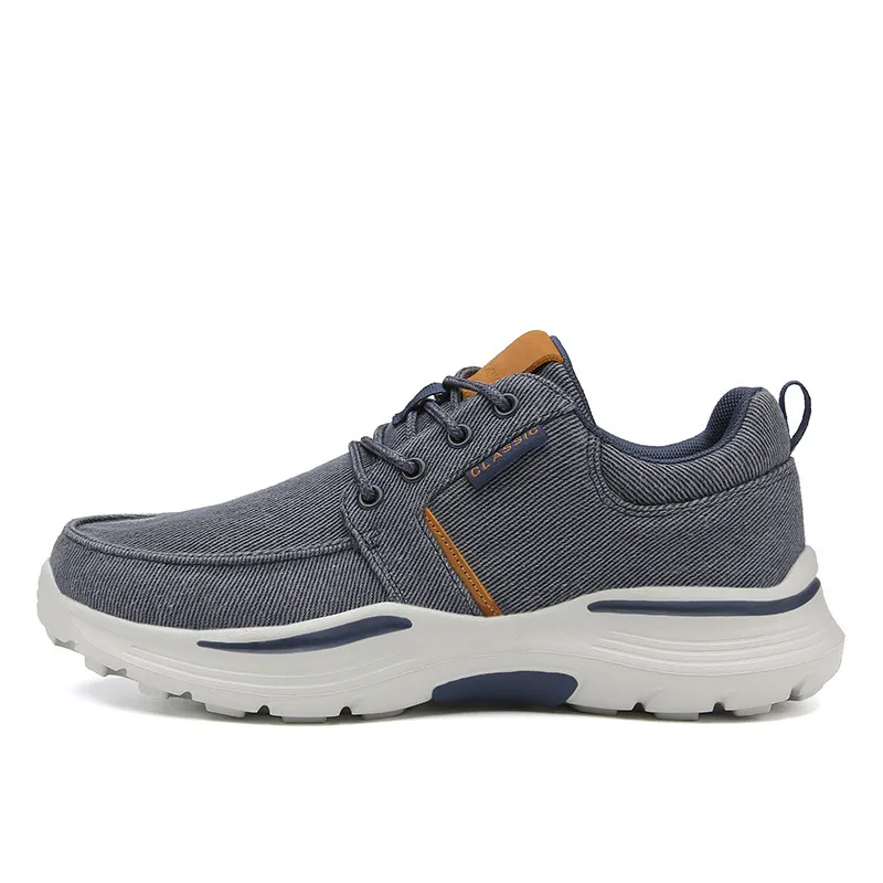 Loafers 2022 Spring New Comfortable Senakers for Men Business Casual Canvas Shoes Lightweight Plus Size_voghion.com