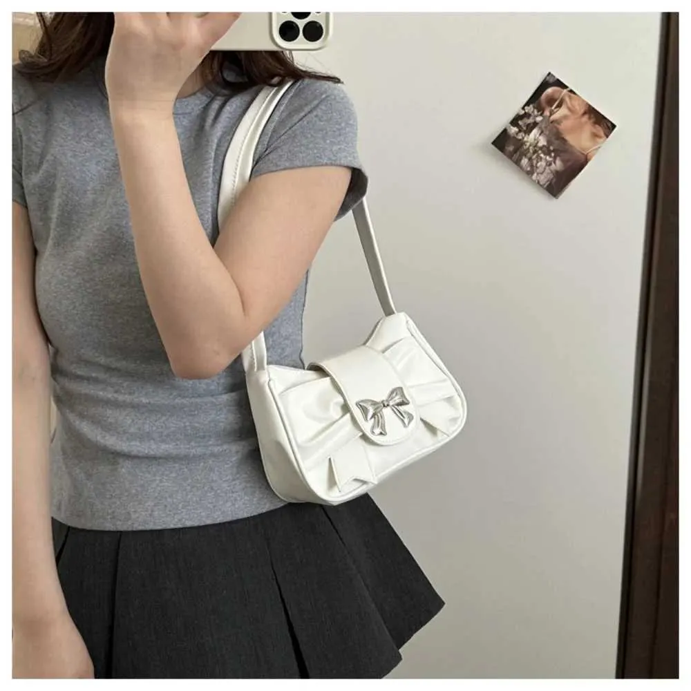 Sac à bandoulière plissé avec nœud coréen pour femme, nouveau sac à main printemps-été 2024, Handba241024_voghion.com