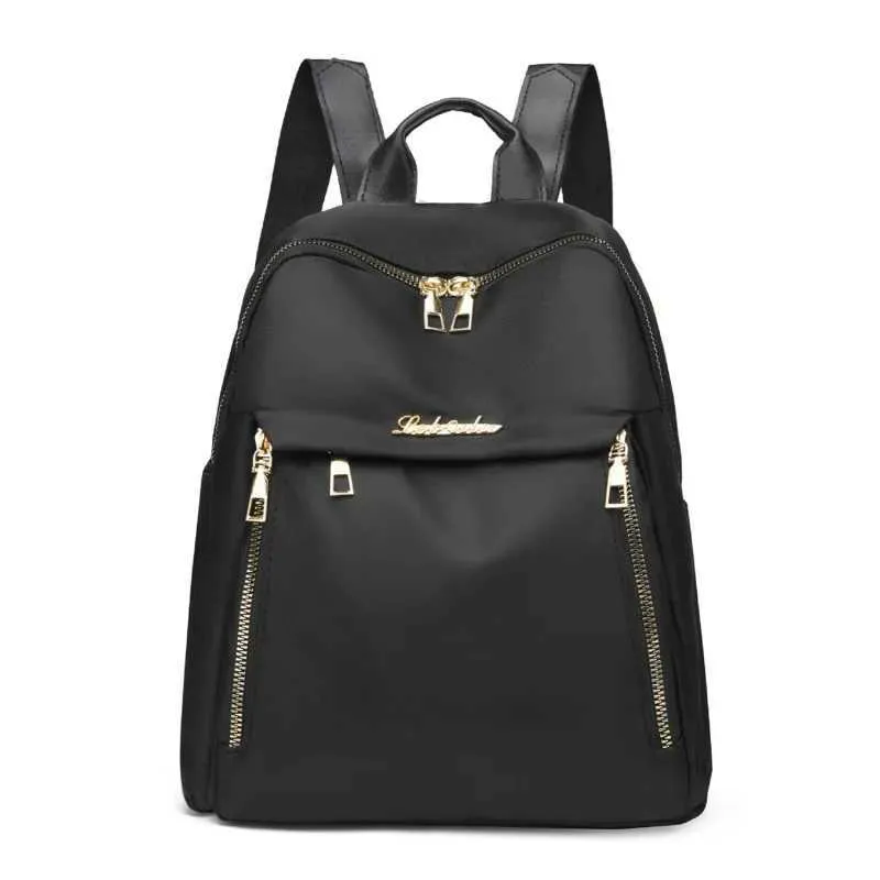 Mini Mochila Oxford Feminina de Tecido Impermeável Mochila de Viagem Casual Estudante Escola Ba241116_voghion.com