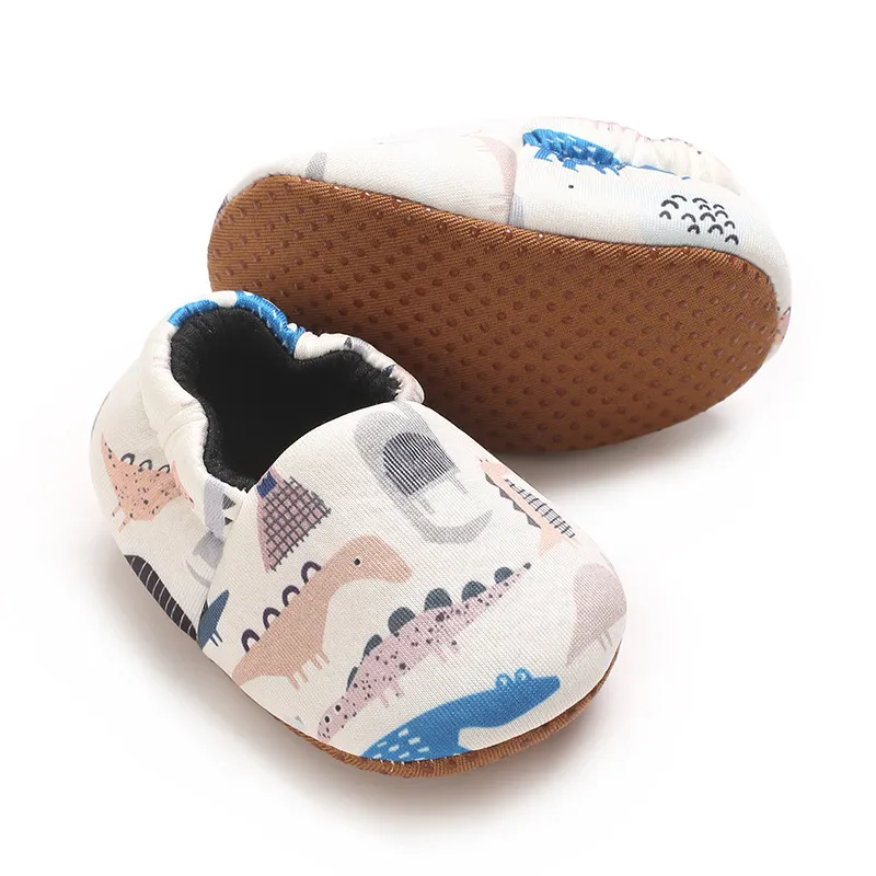 Infant Cartoon Tiere Muster Neugeborenen Socken Littlesprouts Wenig Kleinkind Nicht-slip Krippe Erste Wanderer Winter Baby_voghion.com